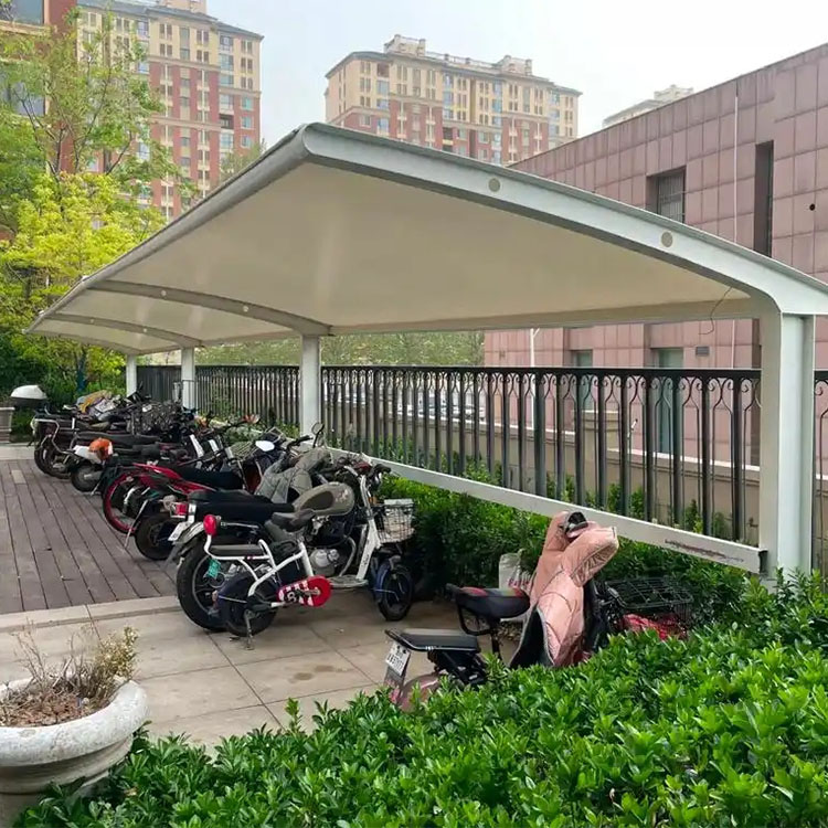 黟县膜结构电动车棚